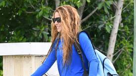 Shakira regresó a sus clases de esquí con su instructor