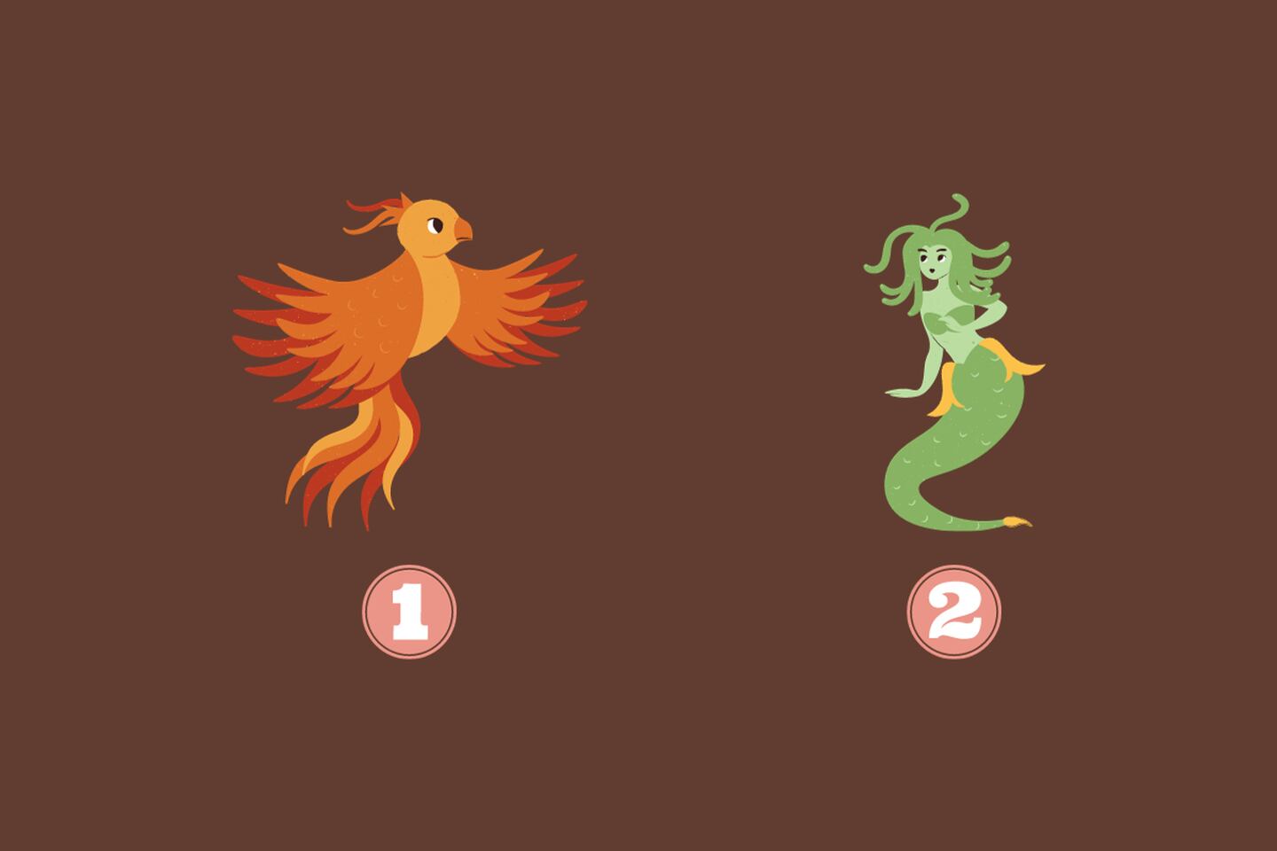 En este test de personalidad tienes dos opciones: un ave fénix y una sirena.
