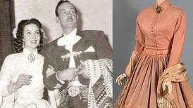 El vestido de novia rosa que usó María Félix en su boda con Jorge Negrete