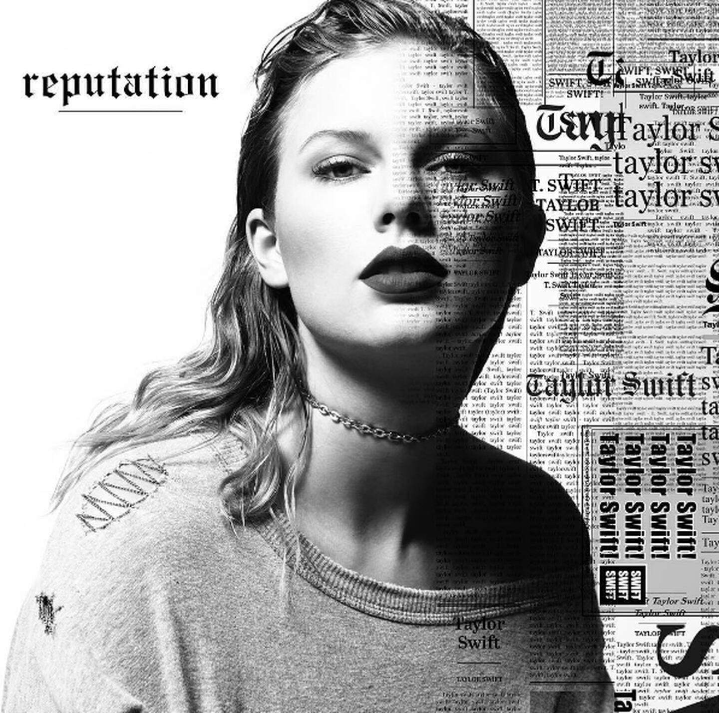 Carátula de "Reputation" de Taylor Swift.