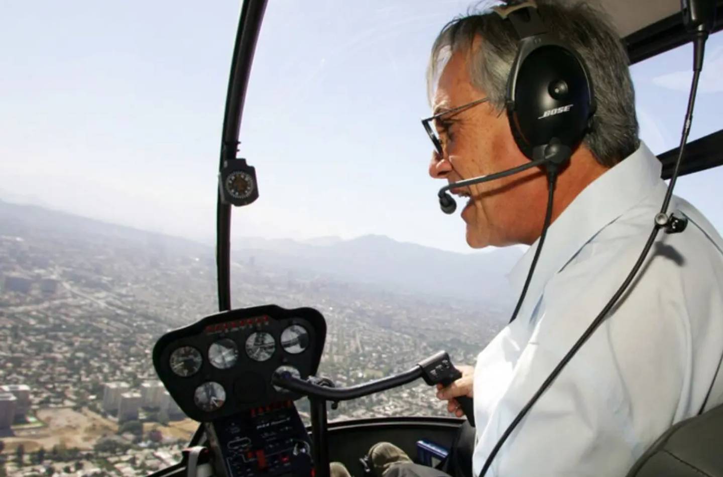 El pilotaje era una de las grandes pasiones de Sebastián Piñera
