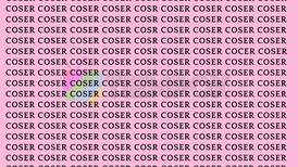 Test Visual: Encuentra la palabra "COCER" en solo 4 segundos 