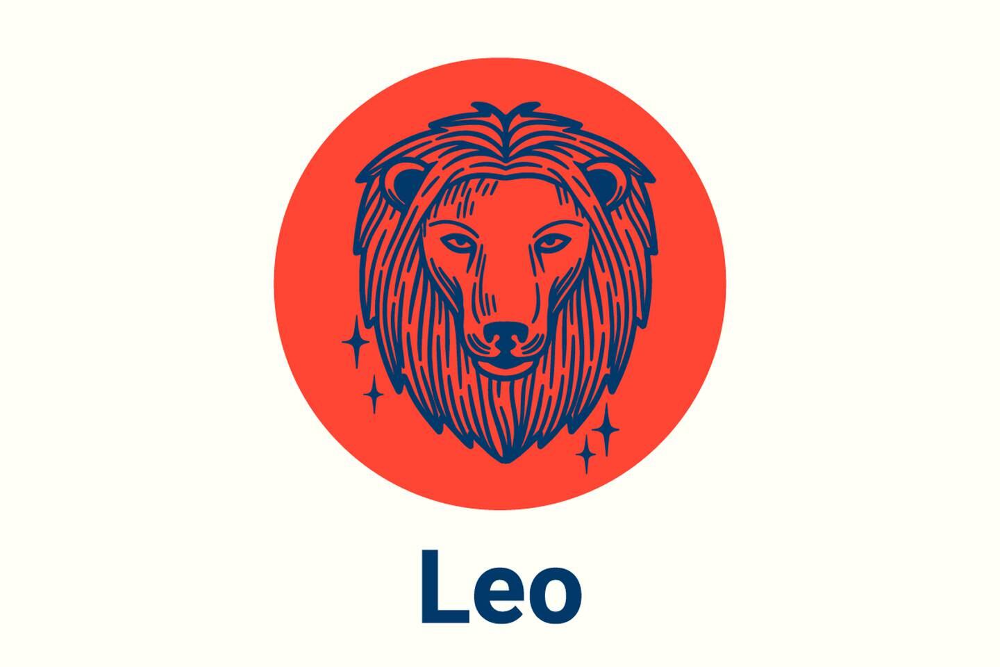 Imagen con el símbolo del signo zodiacal Leo.