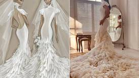 FOTOS: Jennifer Lopez lució tres vestidos en su boda con Ben Affleck