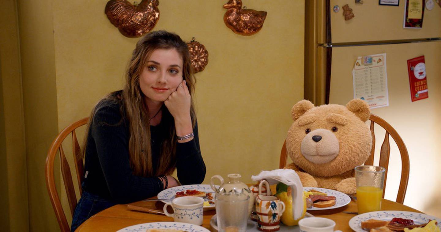 Giorgia Whigham y su personaje en "Ted"