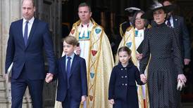 Kate Middleton y el príncipe William asistieron con sus hijos al homenaje del príncipe Felipe