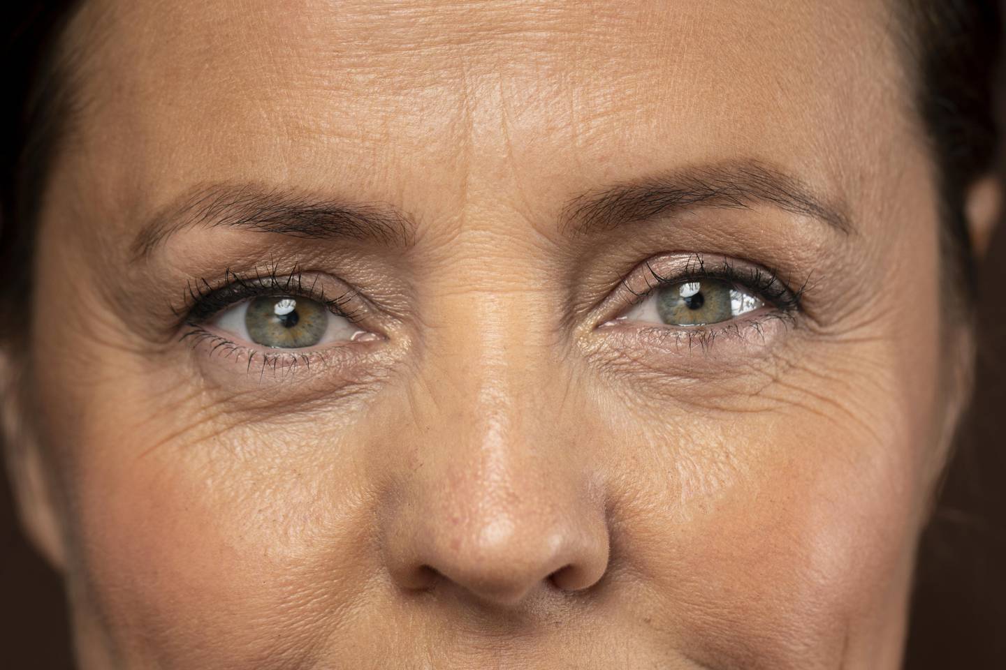 Close up de los ojos de una mujer.