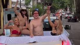 Rey Grupero termina el verano con divertida pool party rodante