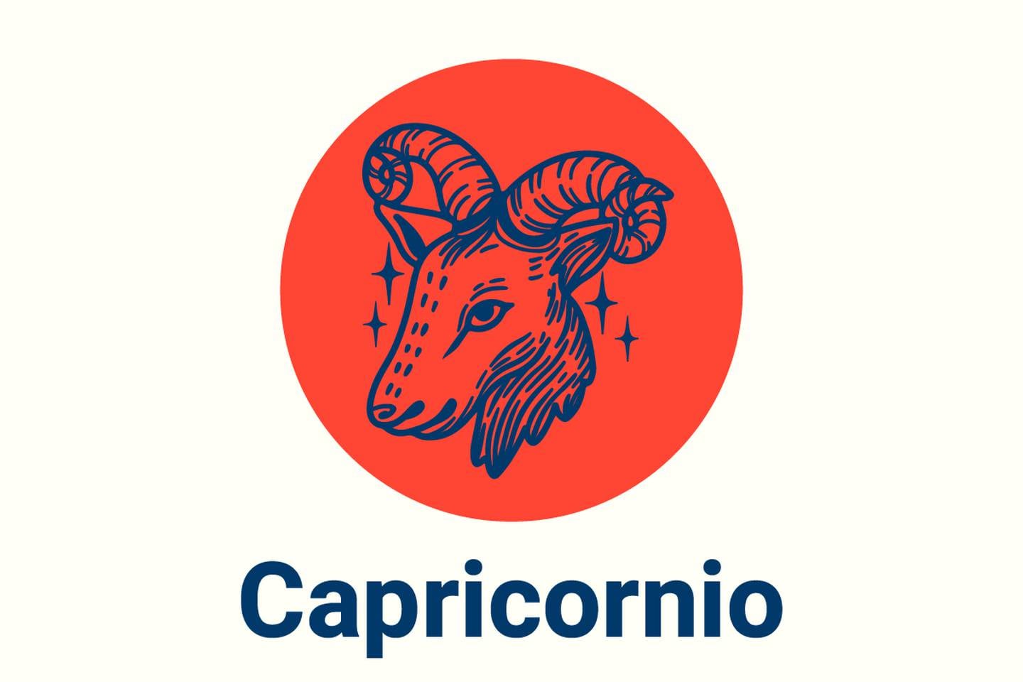 Imagen con el símbolo del signo zodiacal Capricornio.