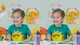 Test Visual: ¿Qué diferencias tienen estas dos imágenes de un niño en clases de artes?