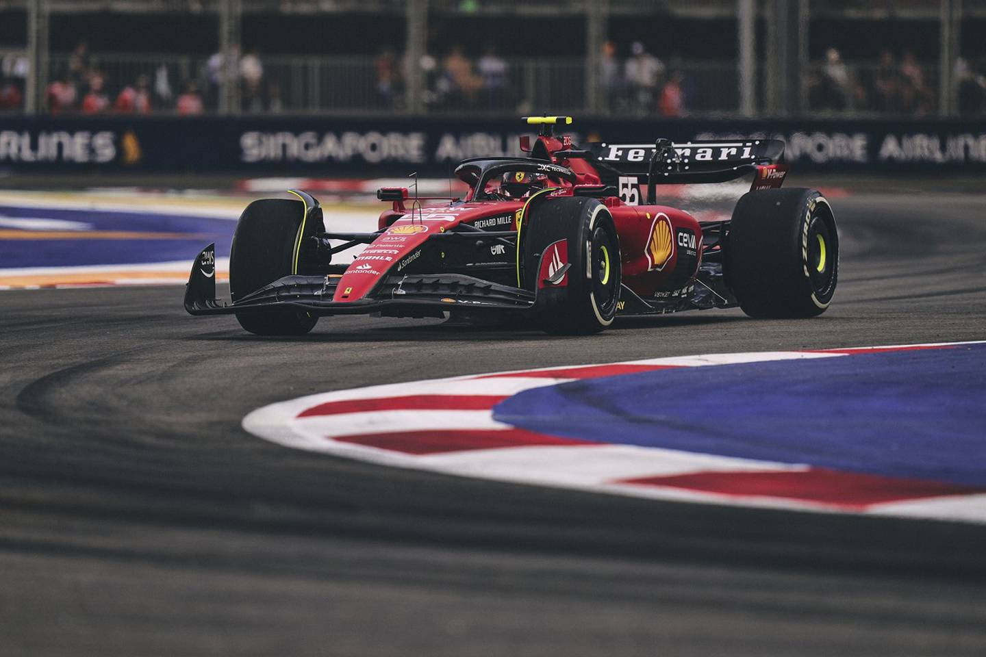 Ferrrai, Fórmula 1, Carlos Sainz, Gran Premio de Singapur
