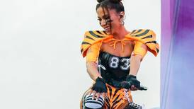 Anitta se lució con los colores de los Cincinnati Bengals vistiendo el número del que sería su actual pareja