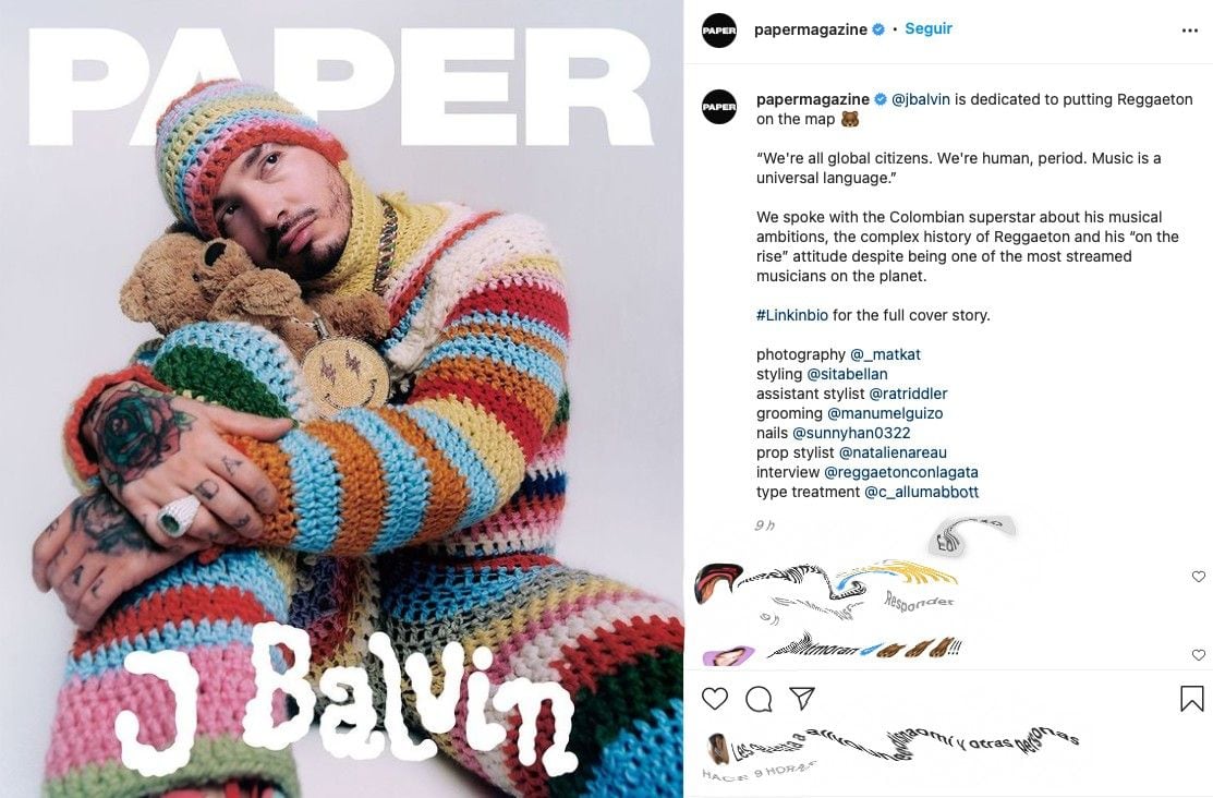 J. Balvin on the Cover of PAPER Magazine - PAPER Magazine