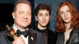 Ellos son los hijos de Brendan Fraser que lo acompañaron a los Premios Oscar