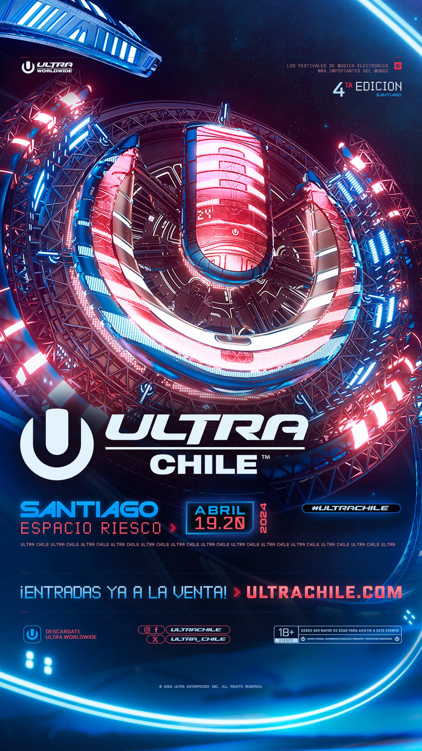 Ultra Music Chile: Acá los detalles de la versión 2024