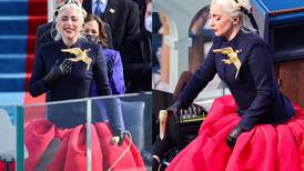 Lady Gaga usó un vestido blindado para la toma de posesión de Joe Biden