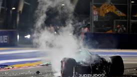 VIDEO | ¡No lo cuenta dos veces! El fuerte accidente que sufrió Lance Stroll en la qualy del GP de Singapur de F1