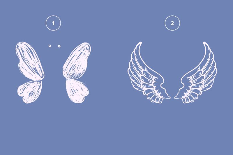 Ilustración de alas.