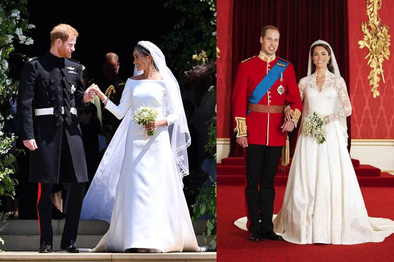 Kate Middleton y Meghan Markle sus vestidos fueron los más elogiados de la década. - Créditos: Instagram