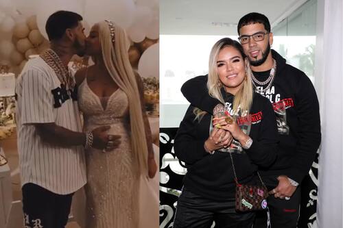 Anuel AA sus relaciones más sonadas han sido las de Karol G Yailín - Créditos: Instagram