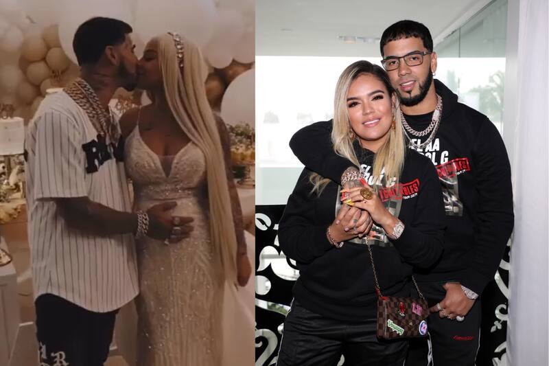 Anuel AA sus relaciones más sonadas han sido las de Karol G Yailín - Créditos: Instagram