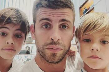 Así reaccionó Gerard Piqué al debut musical de Sasha y Milan, en "Acróstico" de Shakira
