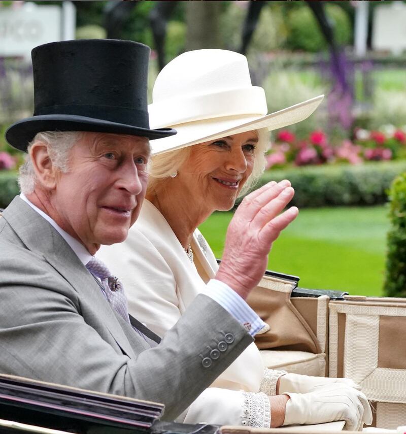 La pareja real asistió a su primer Royal Ascot como reyes