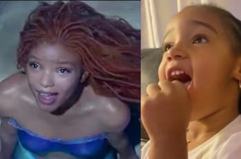 Halle Bailey responde conmovida a las reacciones de niñas del tráiler de "La Sirenita"