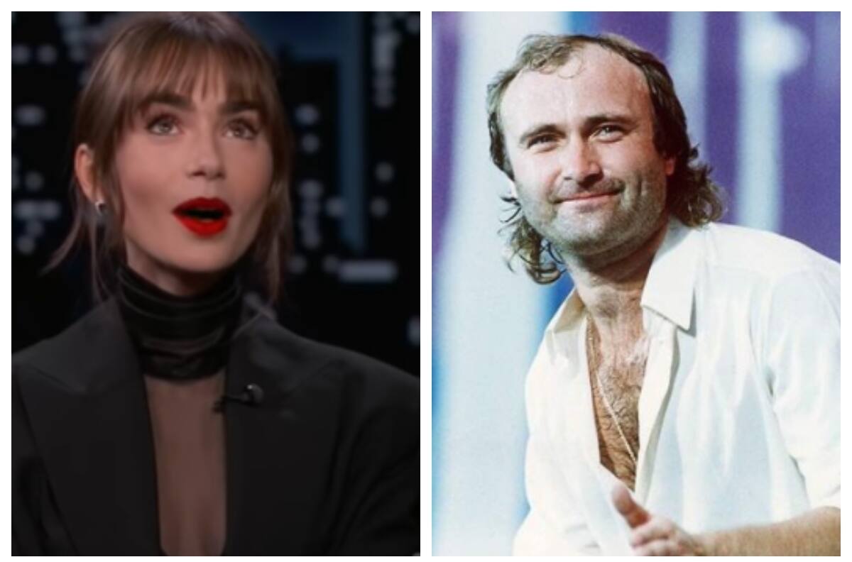 "Voy a ir con Genesis": Lily Collins reveló cuál es su canción favorita de la discografía de su padre, Phil Collins