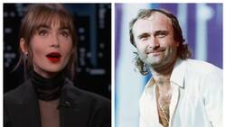 "Voy a ir con Genesis": Lily Collins reveló cuál es su canción favorita de la discografía de su padre, Phil Collins