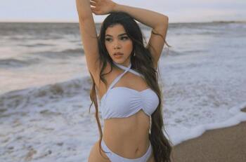 Ella es Kenia Os, la influencer amiga de Vinicius del Real Madrid