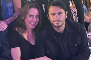 Kate del Castillo por primera vez aparece con su novio en público y tiene romántico gesto con él