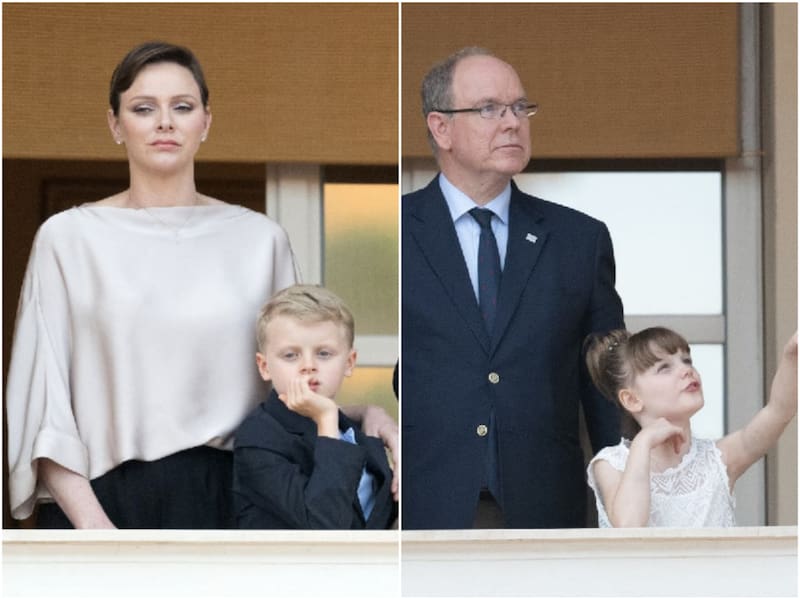 Los mellizos de la princesa Charlene y Alberto de Mónaco mostraron mucho interés en las festividades del Día de San Juan.