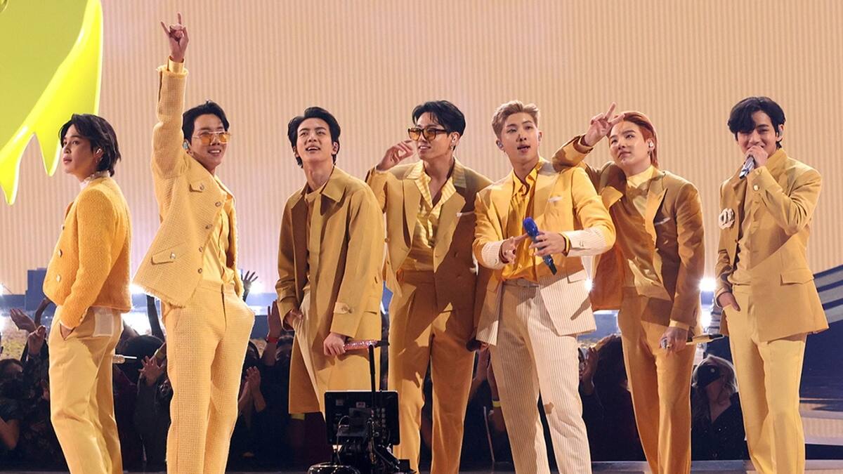 BTS se robó la noche los American Music Awards con un emotivo discurso y dos presentaciones