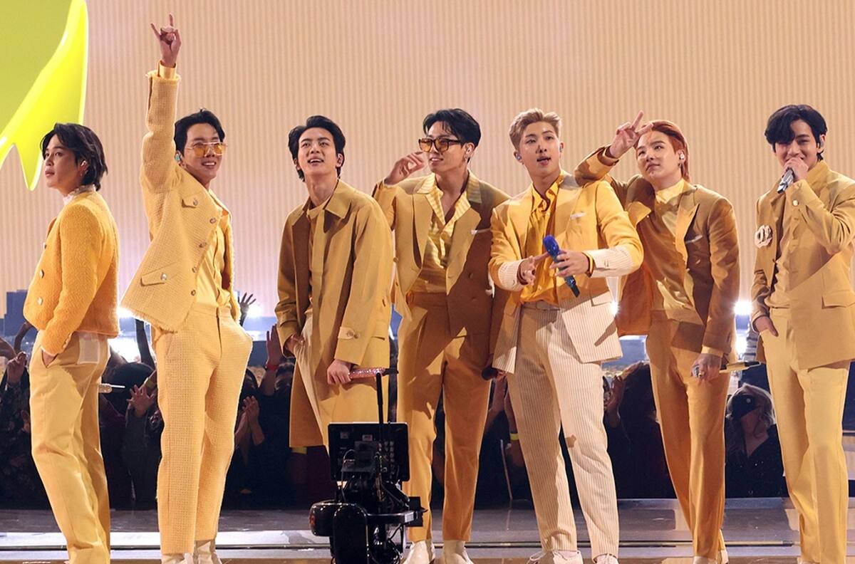 BTS se robó la noche los American Music Awards con un emotivo discurso y dos presentaciones