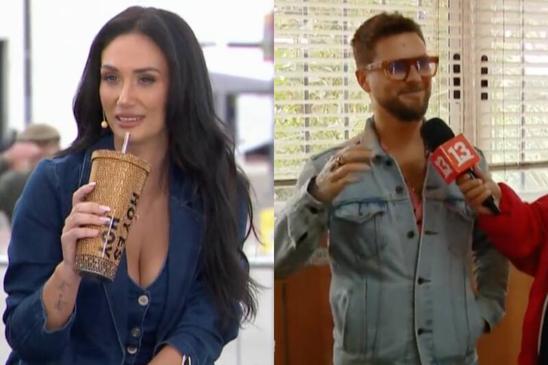 La expareja se reencontró en vivo durante las elecciones presidenciales.