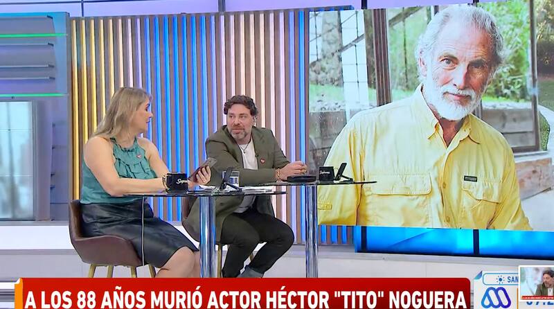 Así informó la muerte de Héctor Noguera.