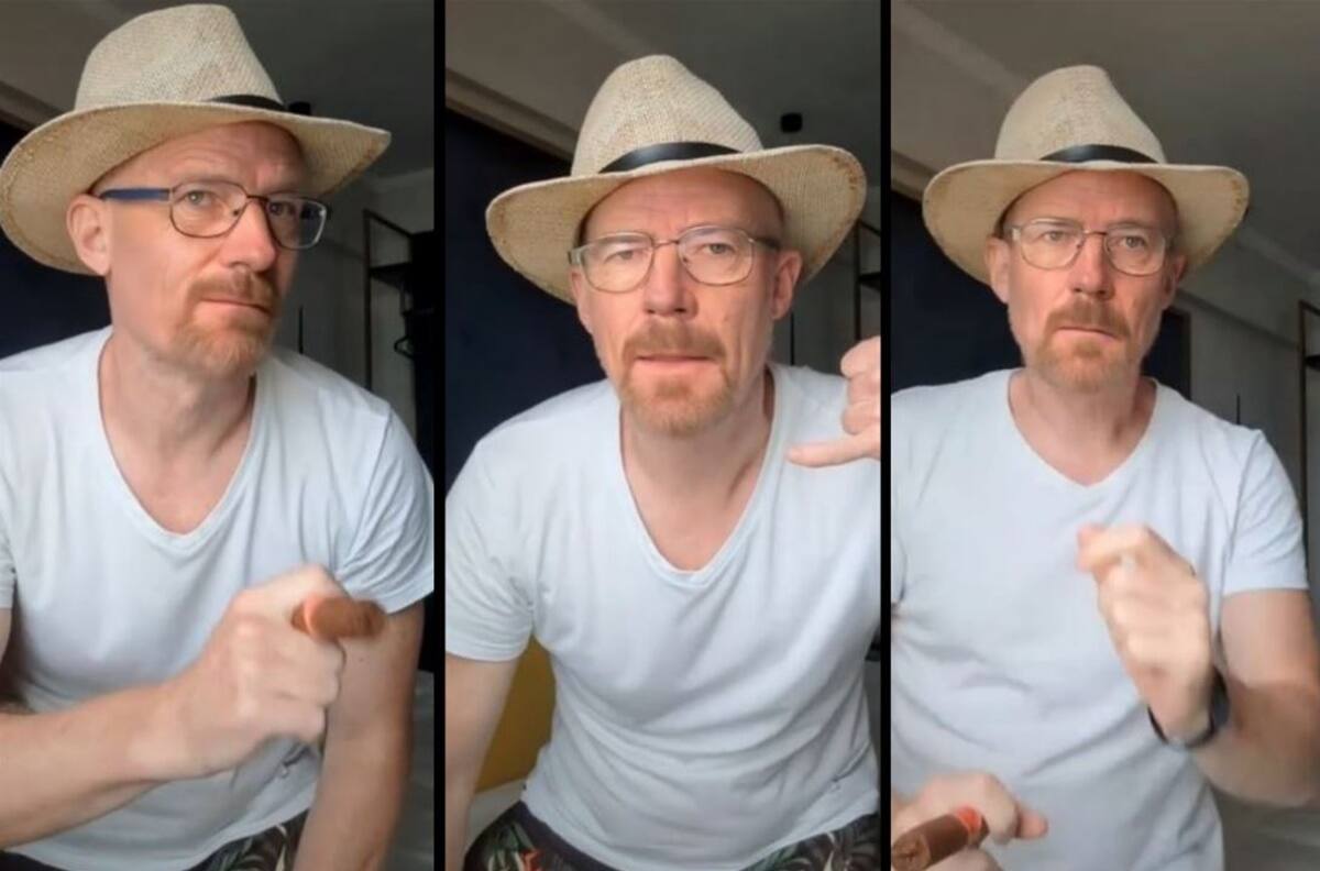 VIDEO: "Bryan Cranston" se hace viral en TikTok bailando “Despechá” de Rosalía