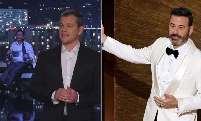 Matt Damon y Jimmy Kimmel Desde 2005 que ambas celebridades han cultivado una enemistad. - Créditos: Reproducción