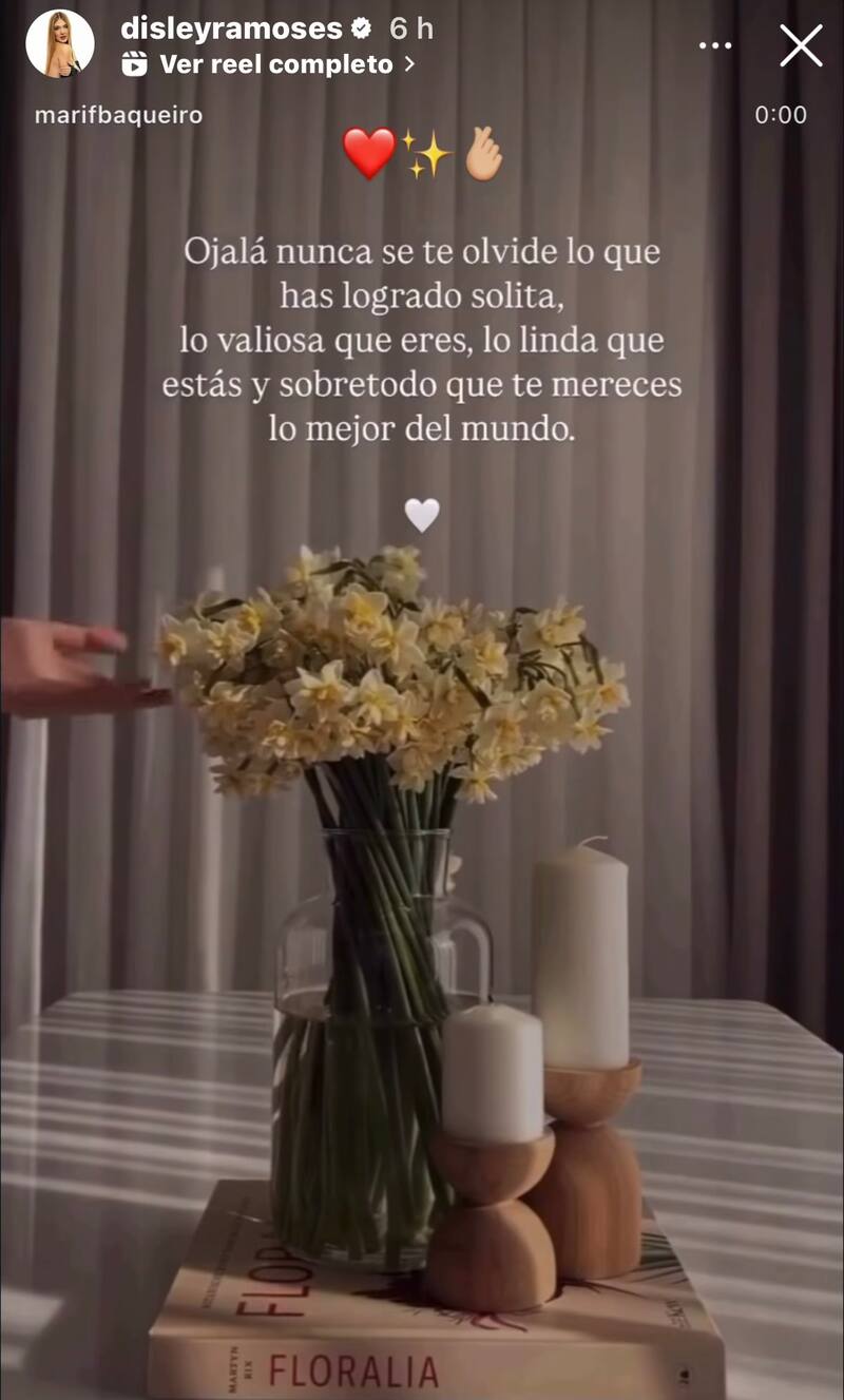 La influencer compartió una enigmática publicación.