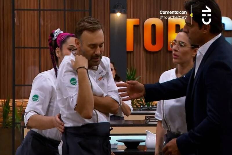protagonizó un bochorno en "Top Chef VIP". Créditos: Pantallazo CHV