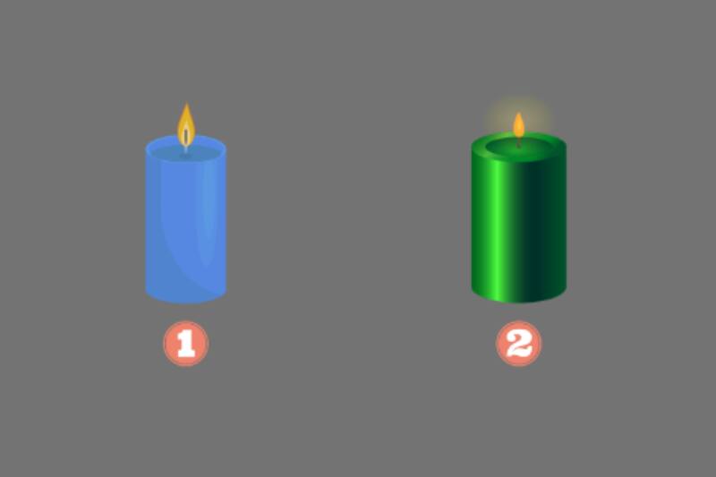 ¿Qué dice de ti la vela que más llama tu atención?