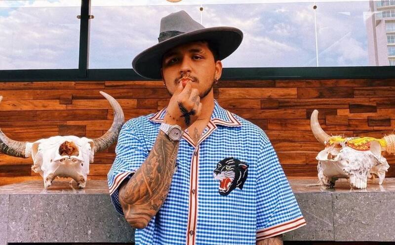 Christian Nodal El cantante fue sorprendido en uno de los shows que ofreció en Mazatlán - Créditos: Instagram @nodal