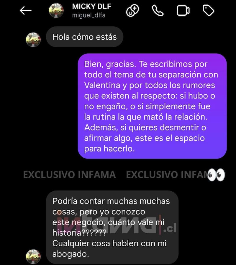 El odontólogo reveló que contará su versión pero mediante una compensación económica.