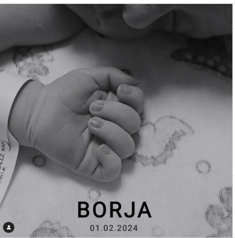 La primera foto de Borja, hijo de Soledad Onetto y Andrés Barrios