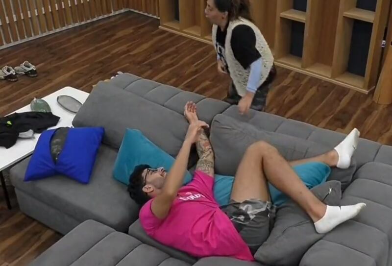 Jennifer Galvarini y Jorge Aldoney en "Gran Hermano" Chile