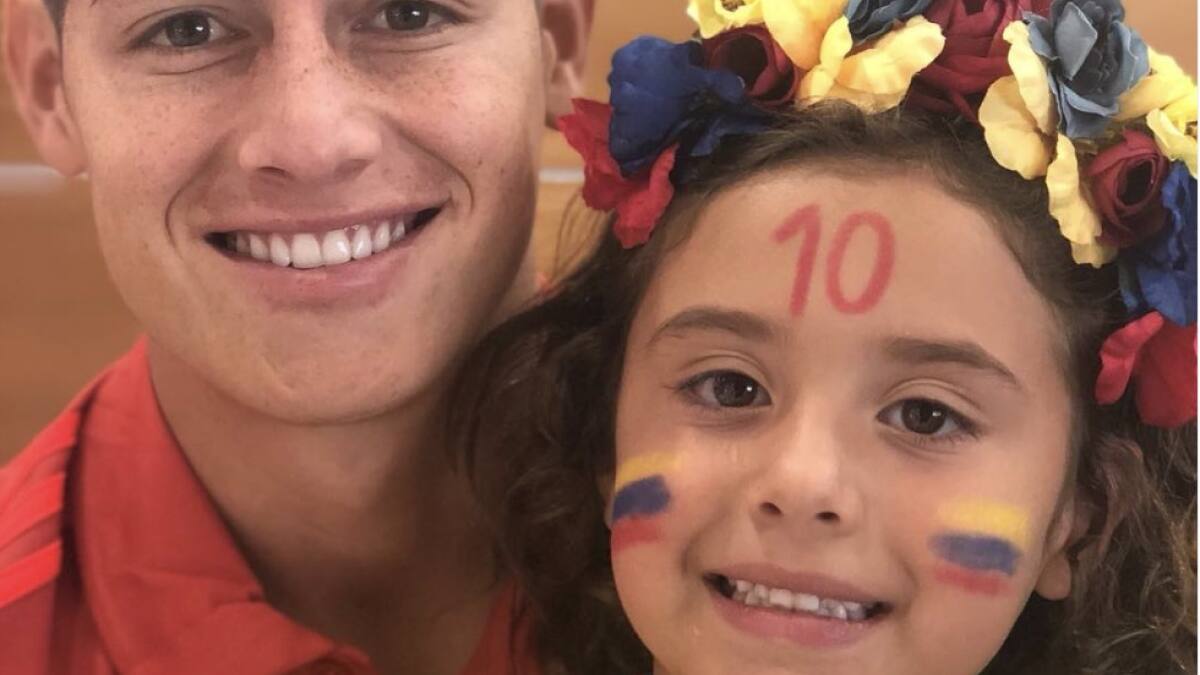 Hija de James Rodríguez y Daniela Ospina demuestra su talento en redes sociales
