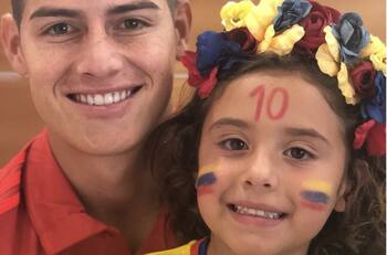 Hija de James Rodríguez y Daniela Ospina demuestra su talento en redes sociales