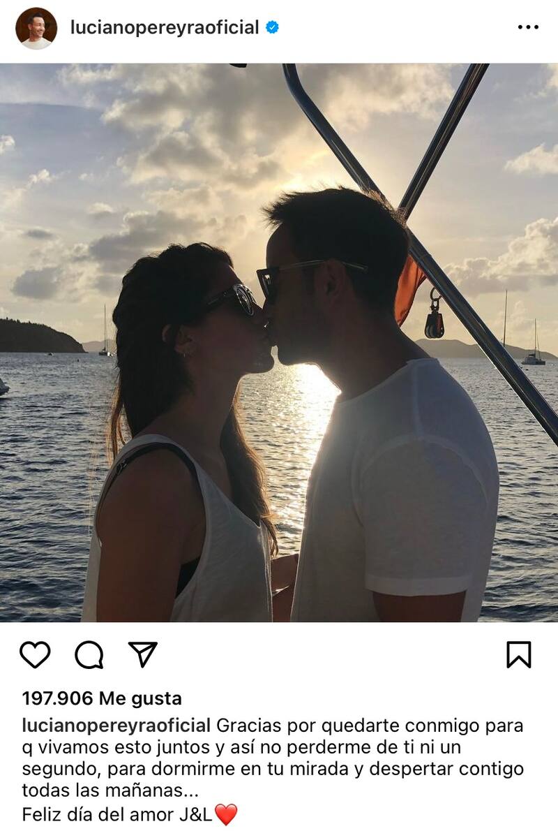 Uno e los mensajes de amor de Luciano Pereyra para María Julia Rezzutto.