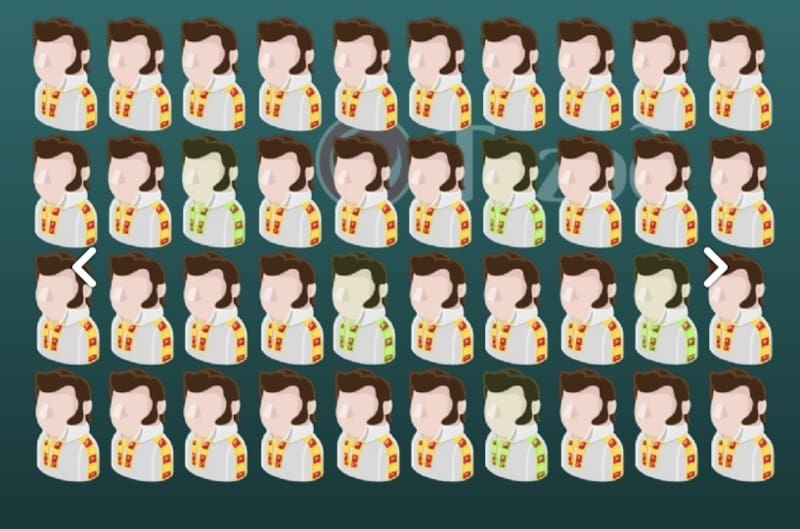Test Visual Encuentra los cinco diferentes Elvis - Créditos: Crédito: Tuzod.com